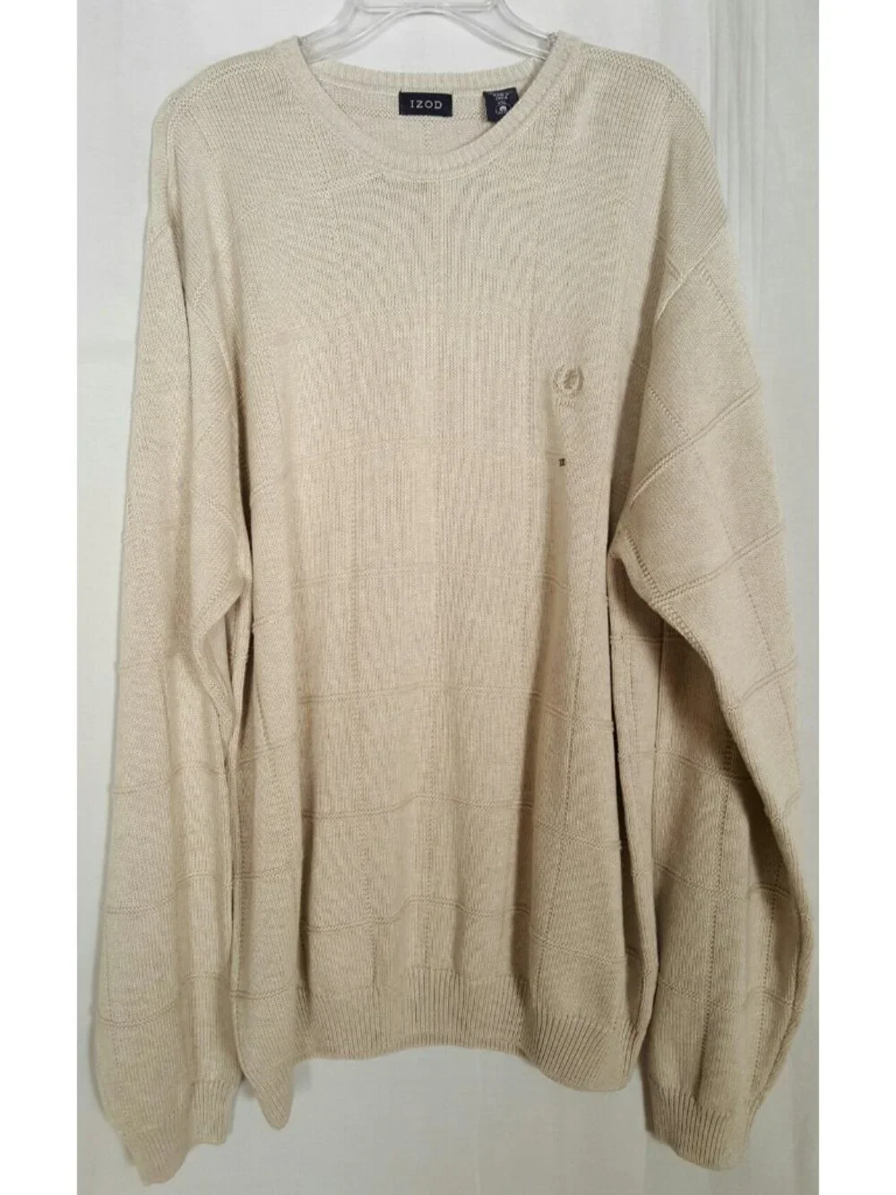IZOD beige sweater size XXL